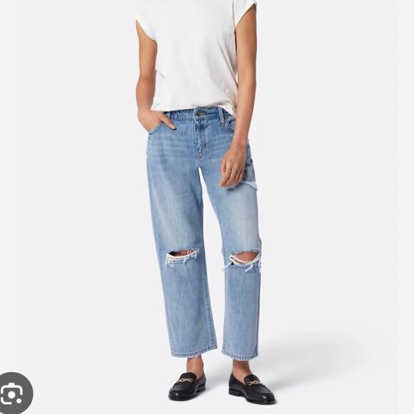 Joie Estella Boyfriend Relaxed Fit Distressed Jeans | Size 32 - Picture 1 of 10